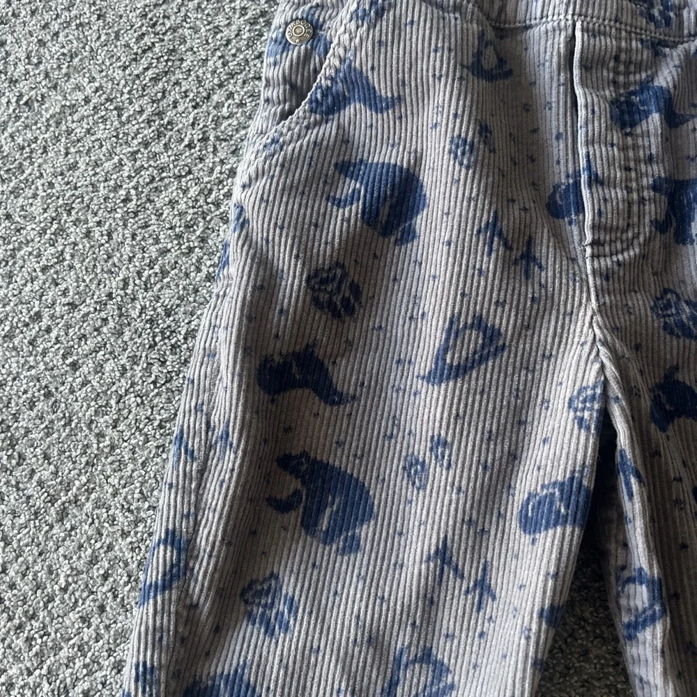 Vintage Rainbow Tag Gymboree 1990's Overalls: Toddler Medium. Bears, Seals, 2/3‎